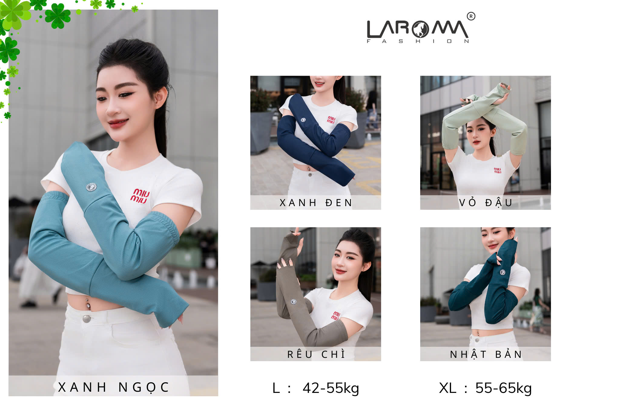 Mô tả Găng Tay Chống Nắng Coolair Laroma| UPF50+ | Vải Thơm | Làm Mát | Thời Trang | Đa Dụng - 1