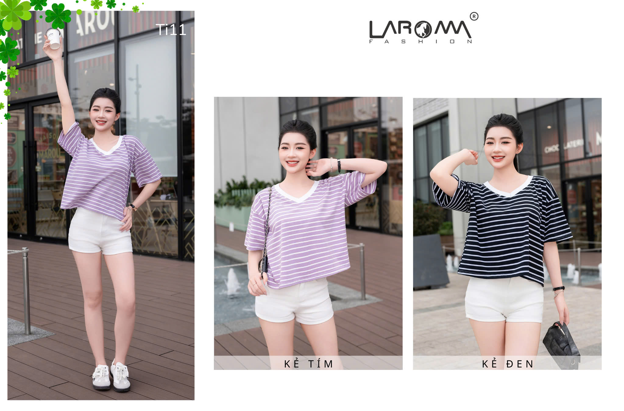 Mô tả Áo Thun Nữ Laroma 03 | Mềm Mát - Thấm Hút Mồ Hôi - An Toàn Cho Da - Bền Bỉ - 2