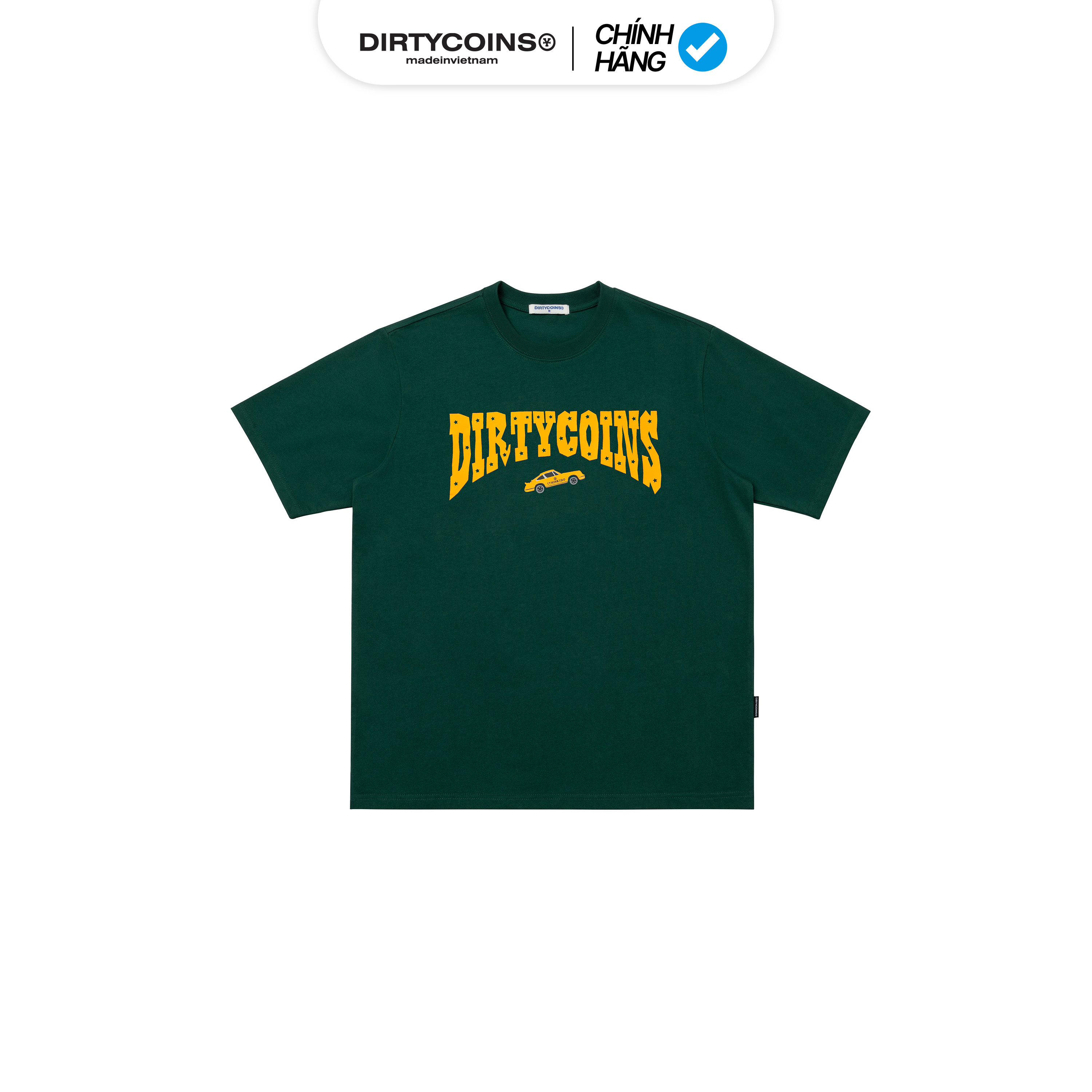 Mô tả Áo thun Dirtycoins Western Logo Print Green - 2