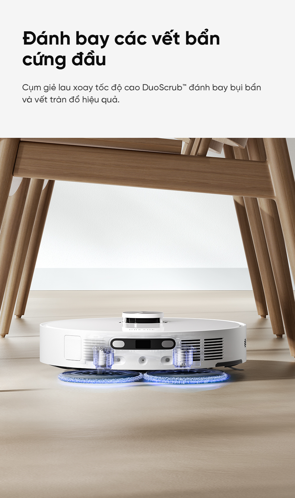 Mô tả Robot lau sàn hút bụi tự làm sạch Dreame L10s Ultra Gen 2/ L10 Ultra / D20 Ultra- Bản quốc tế - BH 24 Tháng - 4