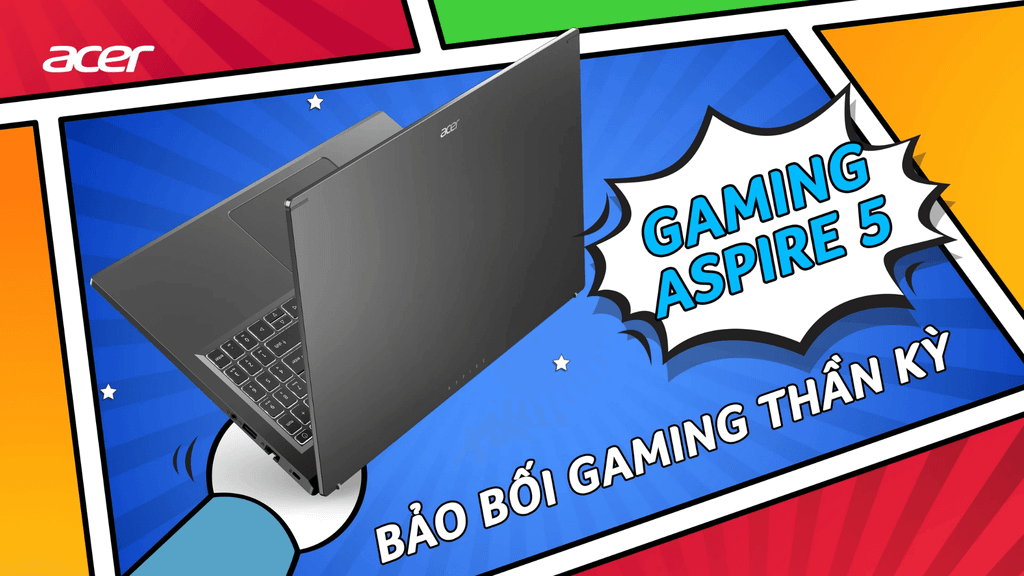 Mô tả Laptop Gaming Acer Aspire 5 A515-58GM-53PZ – i5-13420H, RTX 2050, hiệu năng vượt trội cho game thủ - 1