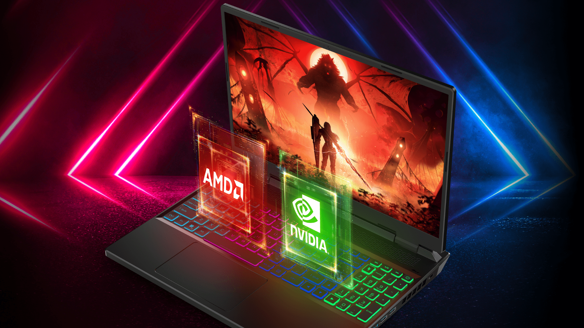 CPU AMD Ryzen 5 7640HS và GPU RTX 4050 trên Acer Nitro 16