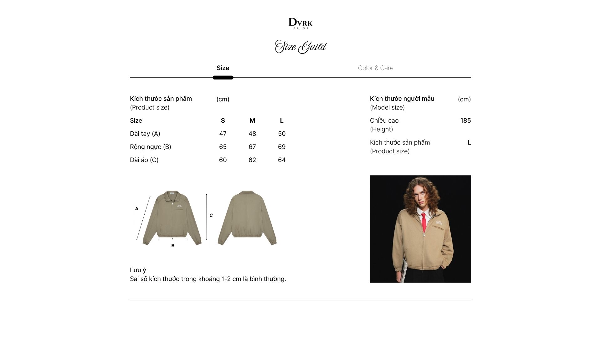 Mô tả DVRK - Áo Khoác Dệt Kim Khóa Kéo Thêu Logo Privé Rêverie Màu Mocha -DVRK-25S - 4