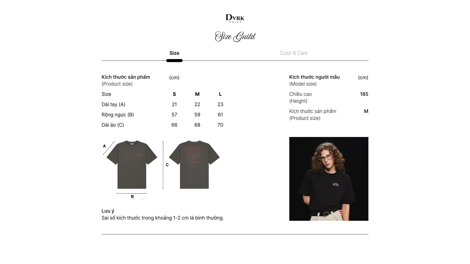Mô tả DVRK - Áo Thun Tay Ngắn Form Boxy In Logo Rêverie Màu Đen-DVRK-25S - 4