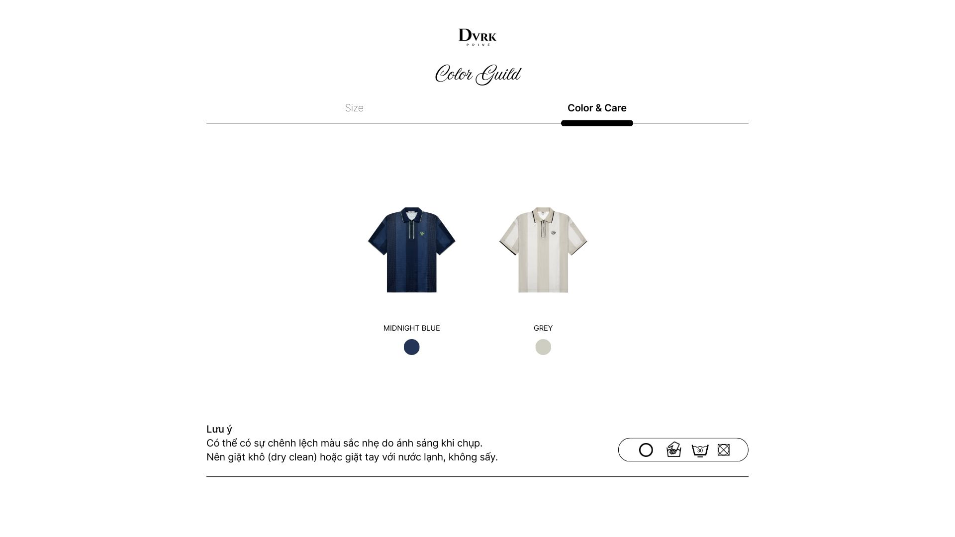 Mô tả DVRK - Áo Polo Jersey Sọc Cổ Khóa Kéo Màu Xám-DVRK-25S - 5