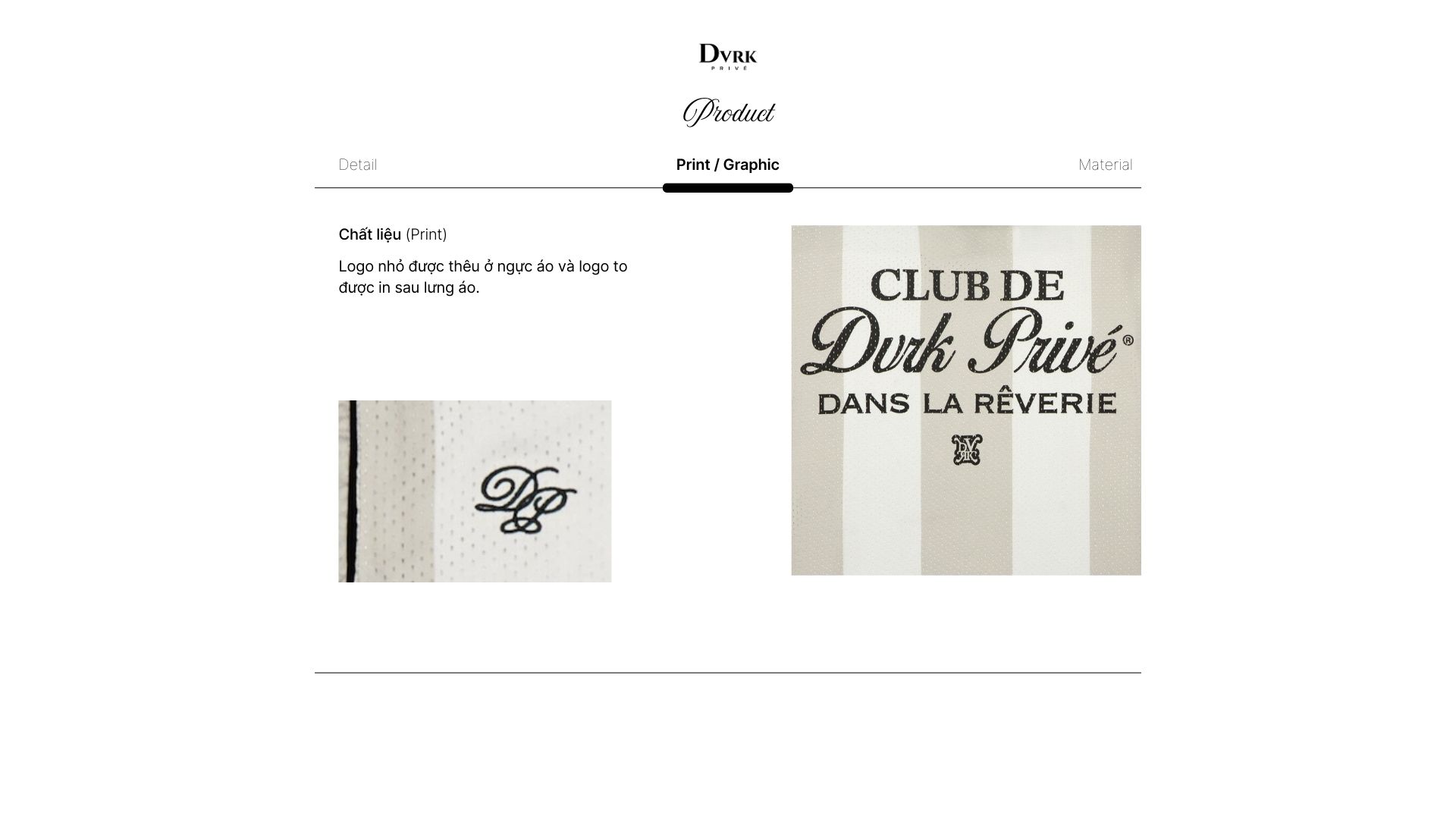 Mô tả DVRK - Áo Polo Jersey Sọc Cổ Khóa Kéo Màu Xám-DVRK-25S - 2
