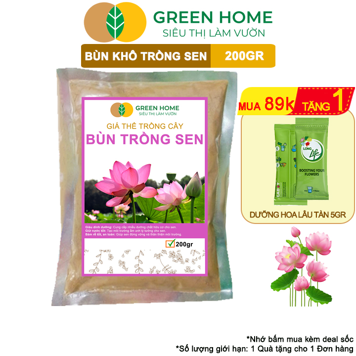 Mô tả Hạt Giống Hoa Sen Mini GreenHome,  Gói 10 Gram, Nhiều Màu, Dễ Trồng, Nảy Mầm Tốt H01 - 10