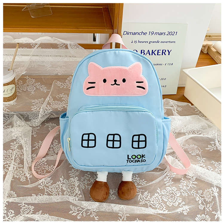 Mô tả Balo trẻ em SUNNY BL03 - Balo hình con mèo dễ thương bé trai, bé gái quai êm, nhẹ, thoáng khí - 3