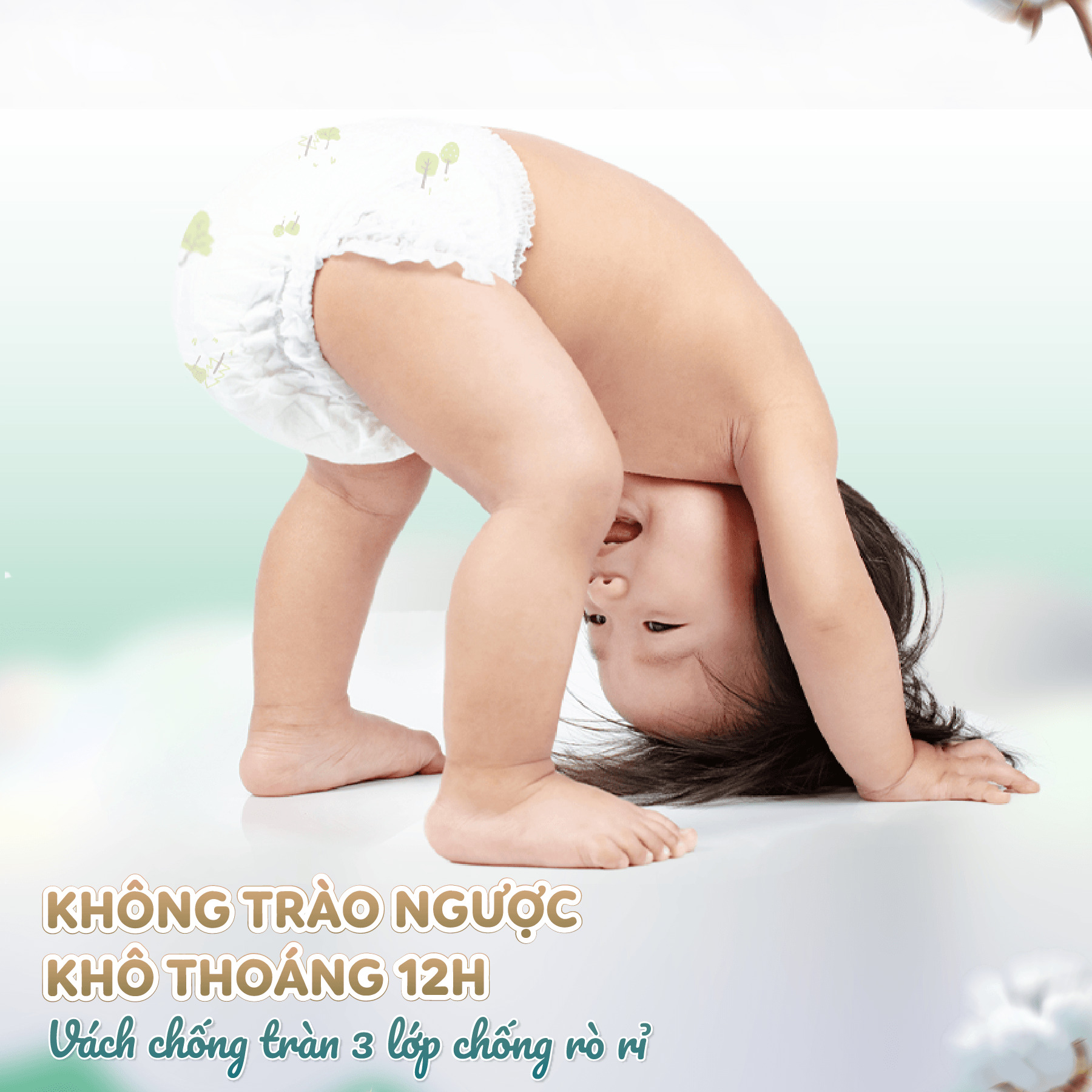 Mô tả Combo 10 Bịch Tã/Bỉm Babies Organic Mỏng Thoáng, Siêu Thấm Hút, Mềm Mịn, Có Đủ Size NB/S/M/L/XL/2XL/3XL - 8