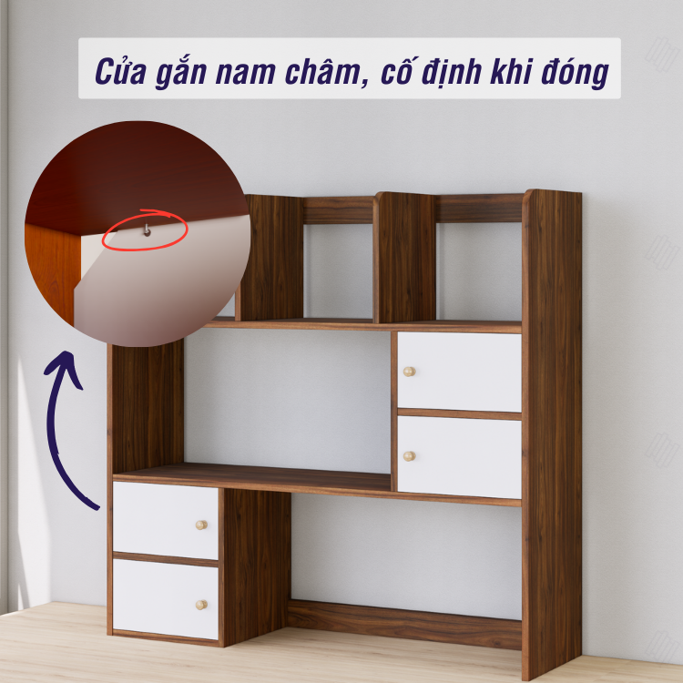 Kệ sách trang trí bàn làm việc