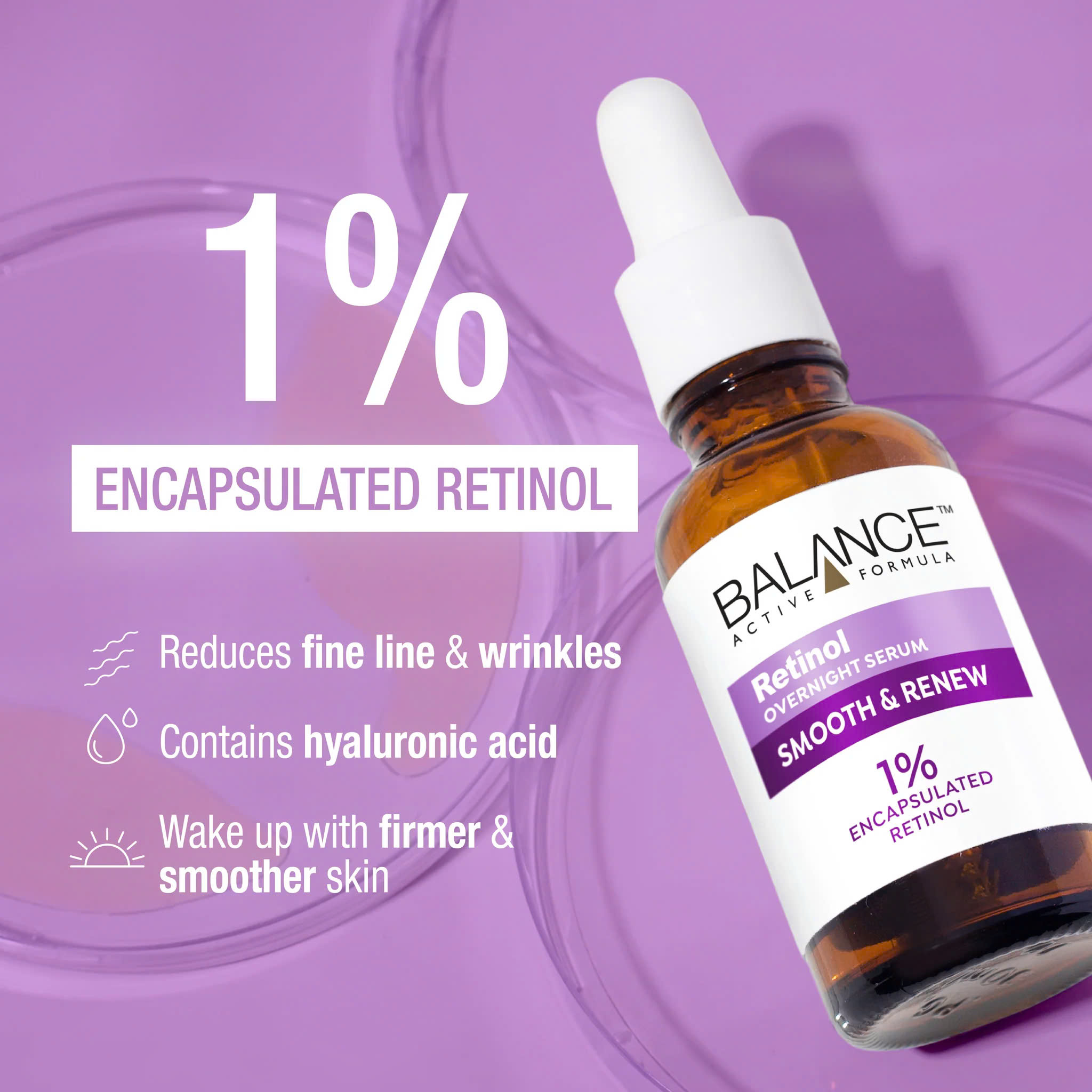 Mô tả Serum giúp cải thiện nếp nhăn và ngăn ngừa lão hóa Balance Active Formula Retinol 1% 30ML - 2