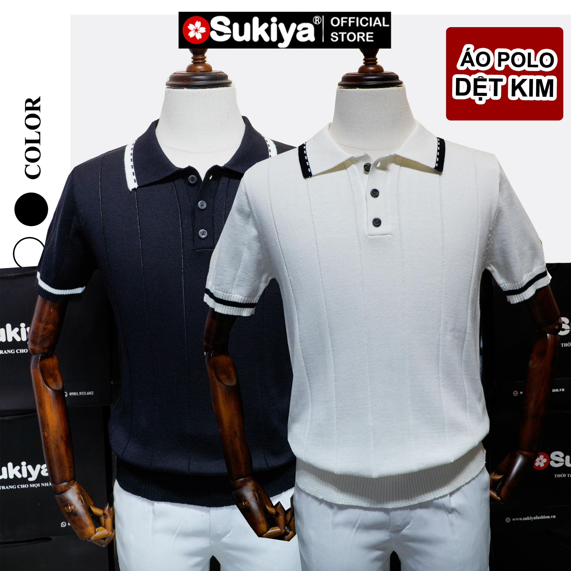 Mô tả Áo Polo Nam SUKIYA Kẻ Cổ Áo Polo Len Dệt Kim Chất Liệu Sợi Mát Mẻ Kiểu Dáng Thanh Lịch AL105 - 5
