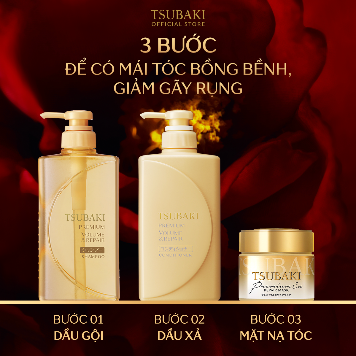 Hướng dẫn sử dụng Tsubaki Premium Repair