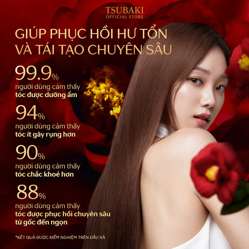 Mô tả Bộ đôi Gội xả Phục hồi chuyên sâu Tsubaki Premium Ex Intensive 490mlx2 - 4