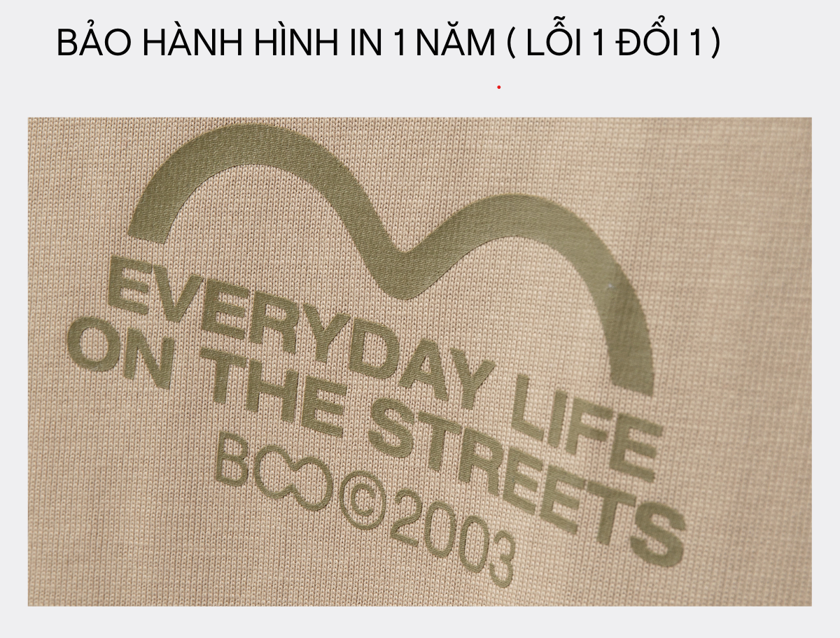 Mô tả Áo Thun BOO Unisex Regular In Graphic Everyday Life On The Streets chất liệu cao cấp, thoáng mát - 4