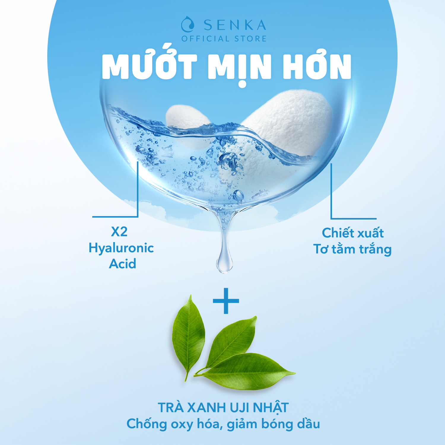 Mô tả Bộ 02 Nước tẩy trang Micellar Giảm Bóng Nhờn Senka All Clear Water Fresh 230ml/chai - 3
