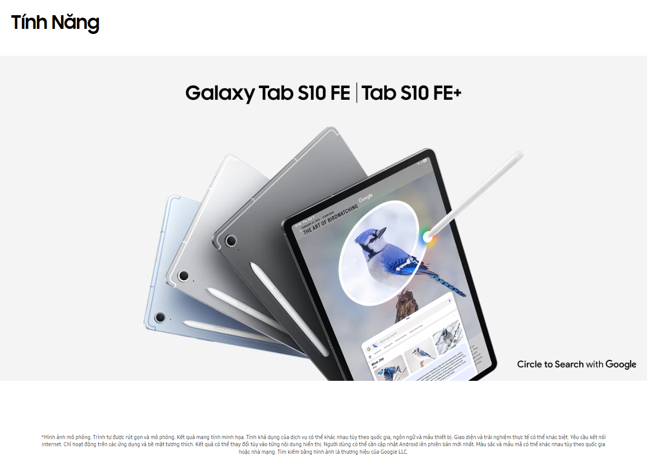 Mô tả Máy tính bảng Samsung Galaxy Tab S10 FE Wifi 256GB - 1