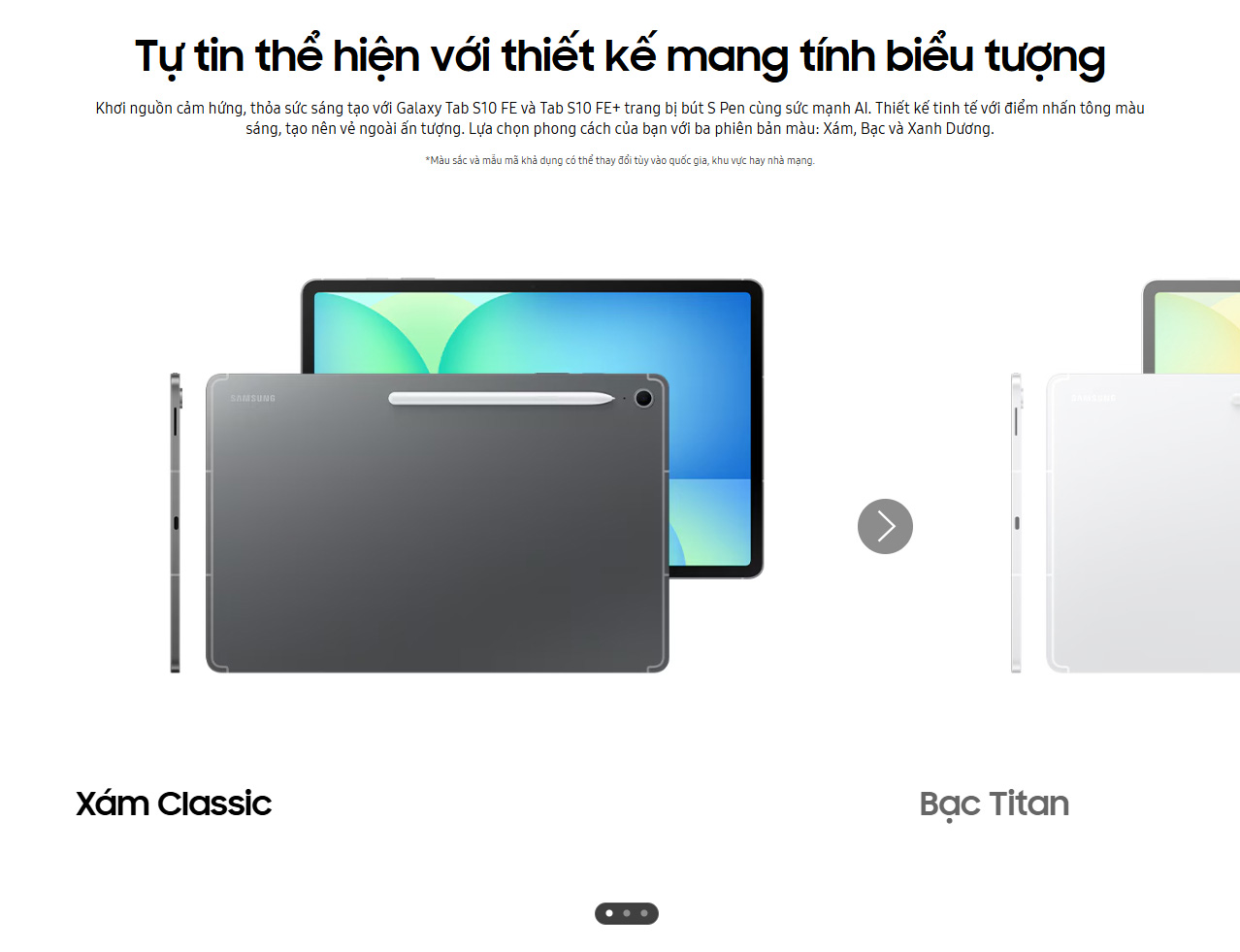 Mô tả Máy tính bảng Samsung Galaxy Tab S10 FE Wifi 256GB - 3