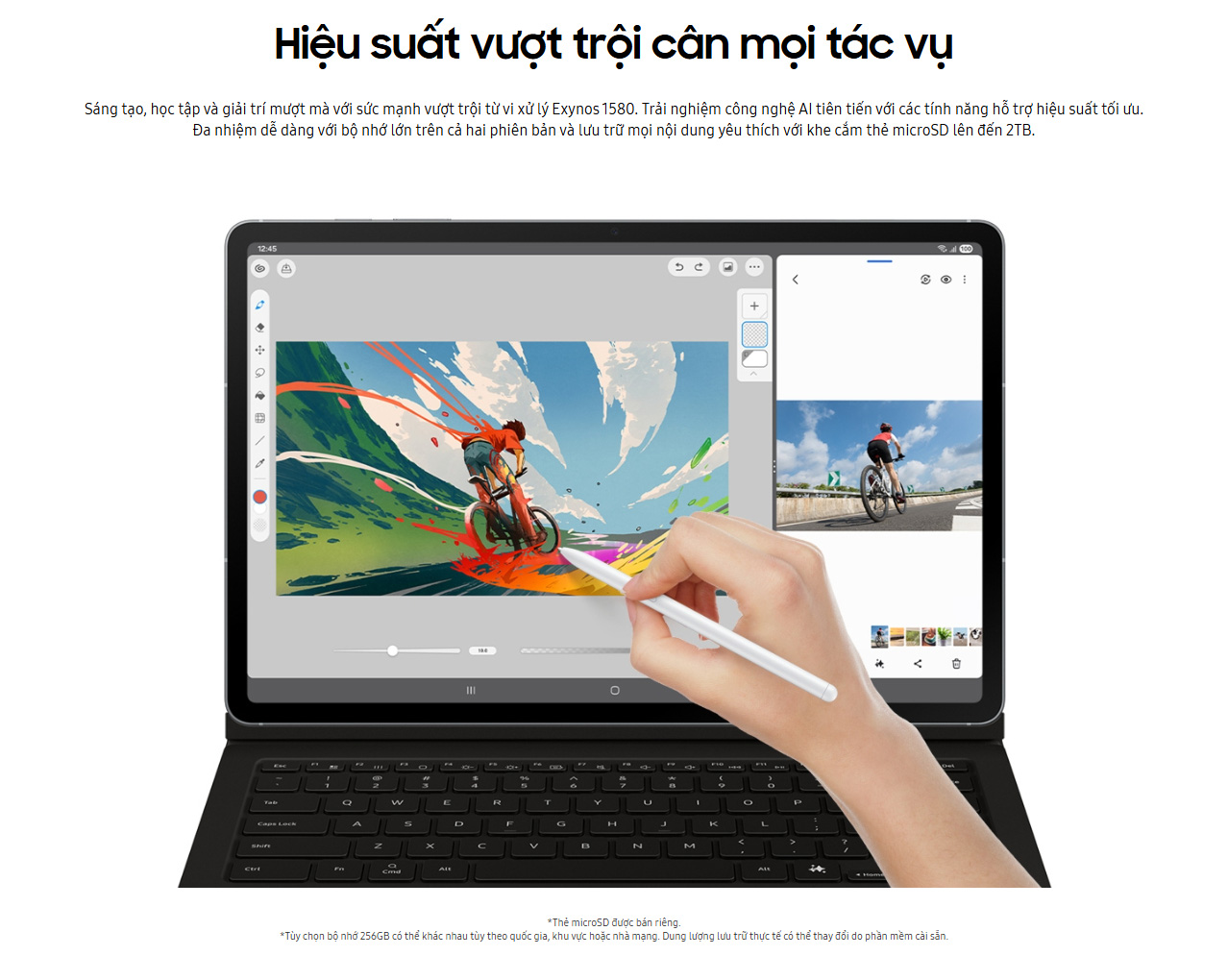 Mô tả Máy tính bảng Samsung Galaxy Tab S10 FE Wifi 256GB - 7
