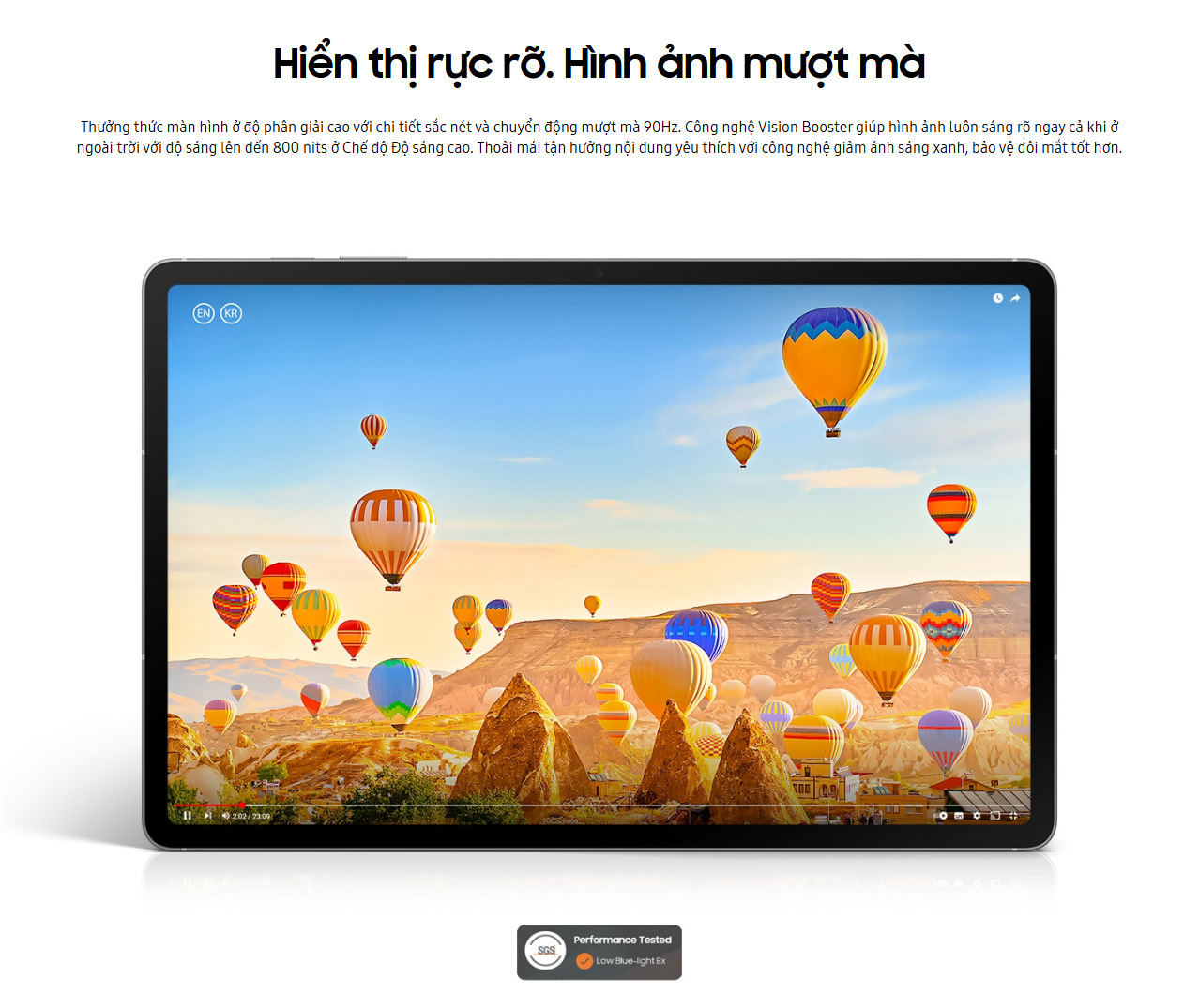 Mô tả Máy tính bảng Samsung Galaxy Tab S10 FE Wifi 256GB - 8
