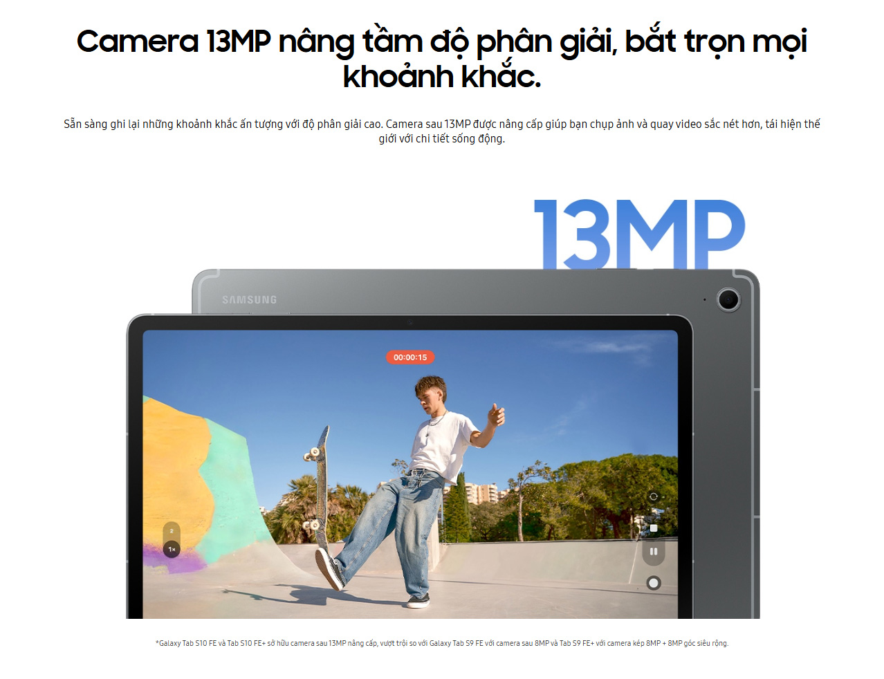 Mô tả Máy tính bảng Samsung Galaxy Tab S10 FE Wifi 256GB - 11