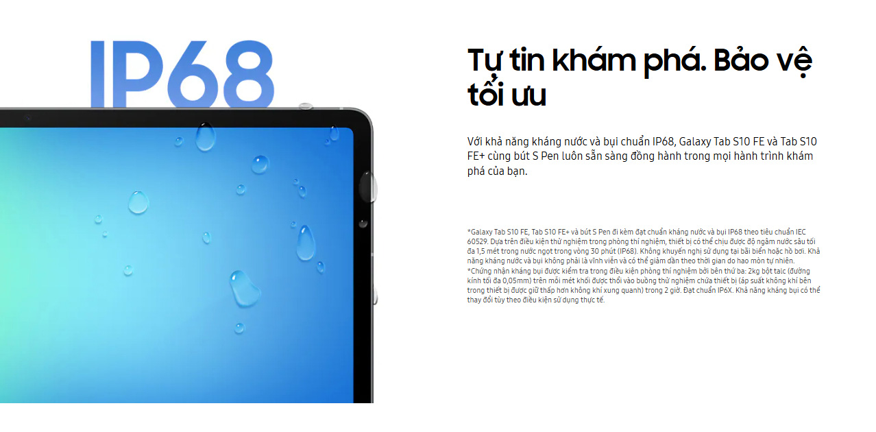 Mô tả Máy tính bảng Samsung Galaxy Tab S10 FE Wifi 256GB - 12
