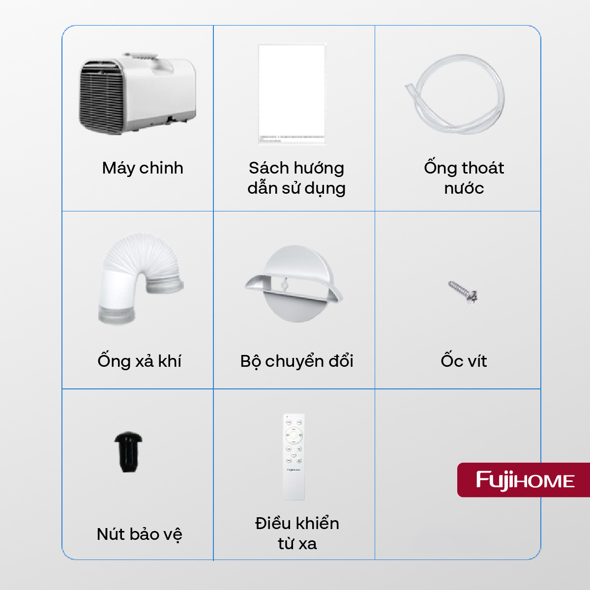 Mô tả Máy điều hòa mini di động thông minh Fujihome PAC04 thiết kế nhỏ gọn, dễ dàng di chuyển, đa dụng - 3