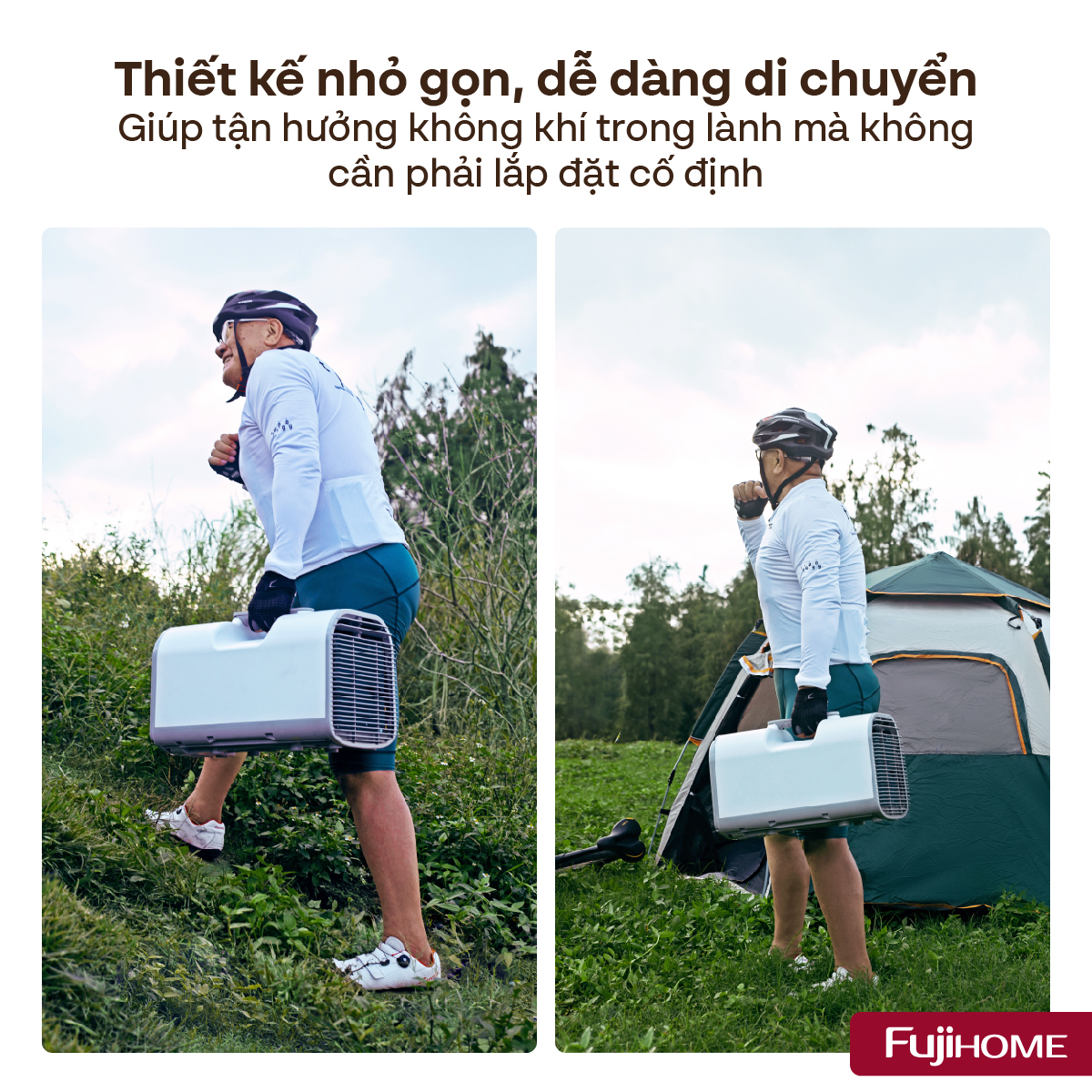 Mô tả Máy điều hòa mini di động thông minh Fujihome PAC04 thiết kế nhỏ gọn, dễ dàng di chuyển, đa dụng - 10