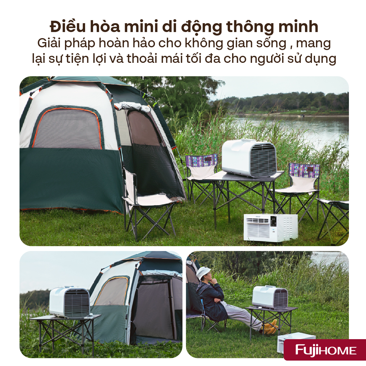 Mô tả Máy điều hòa mini di động thông minh Fujihome PAC04 thiết kế nhỏ gọn, dễ dàng di chuyển, đa dụng - 11