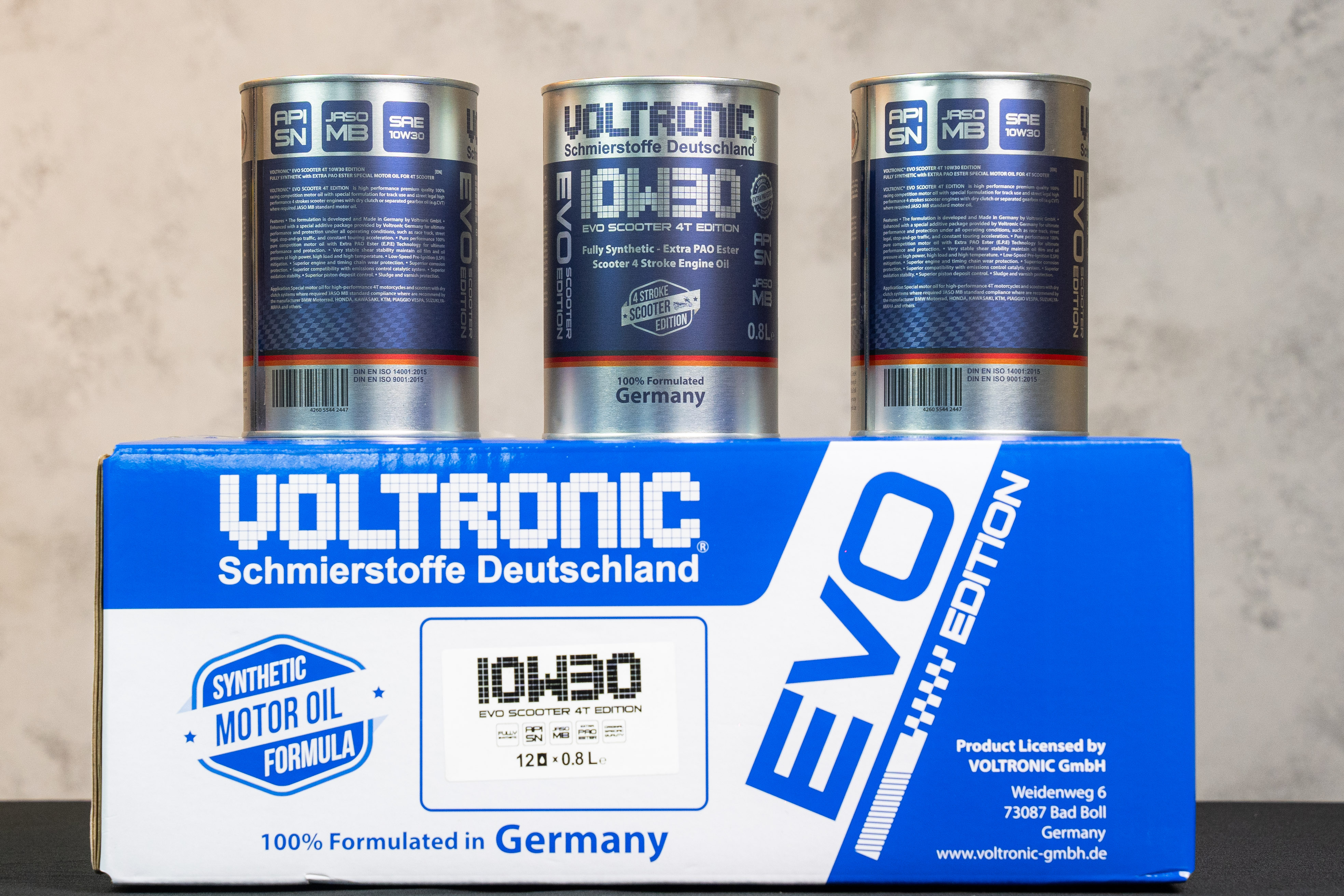 Mô tả Dầu Nhớt Xe Tay Ga Voltronic EVO 10w30 800ml - 1