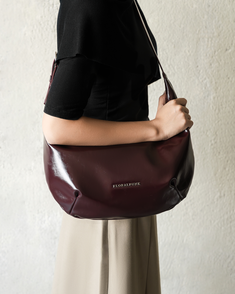 Mô tả Túi Xách Floralpunk Brooklyn Slouchy Bag - Plum - 5