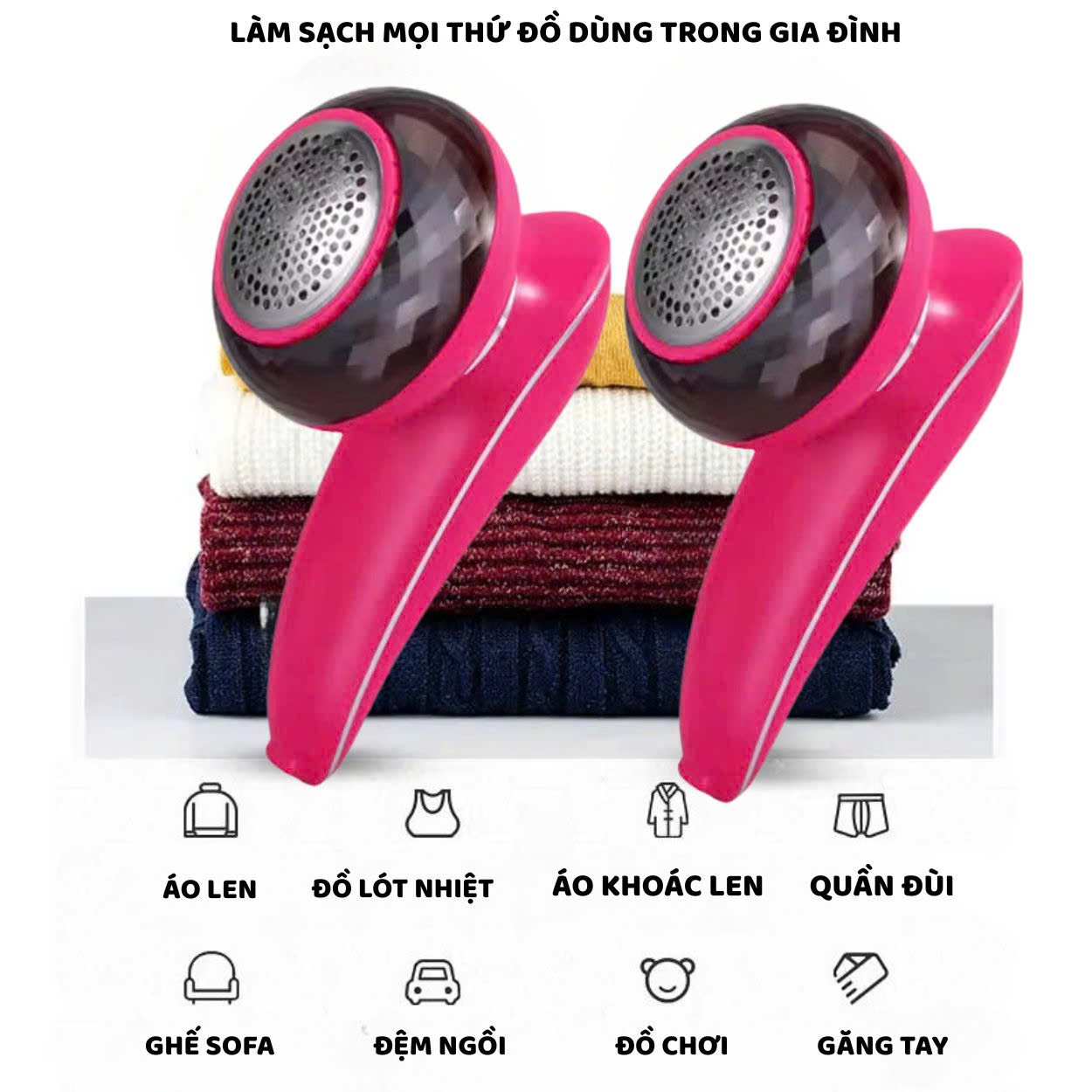 Mô tả Máy cắt lông xù quần áo ENZO cầm tay,loại bỏ bụi bẩn ,lưỡi dao sắc bén,cắt sạch mọi loại lông xơ vải,an toàn tuyệt đối - 9