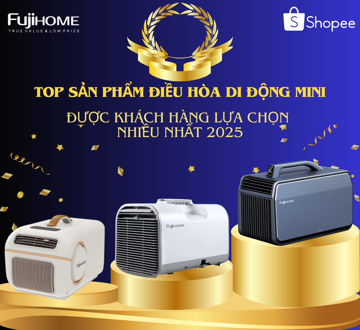 Mô tả Máy điều hòa mini di động thông minh Fujihome PAC04 thiết kế nhỏ gọn, dễ dàng di chuyển, đa dụng - 1