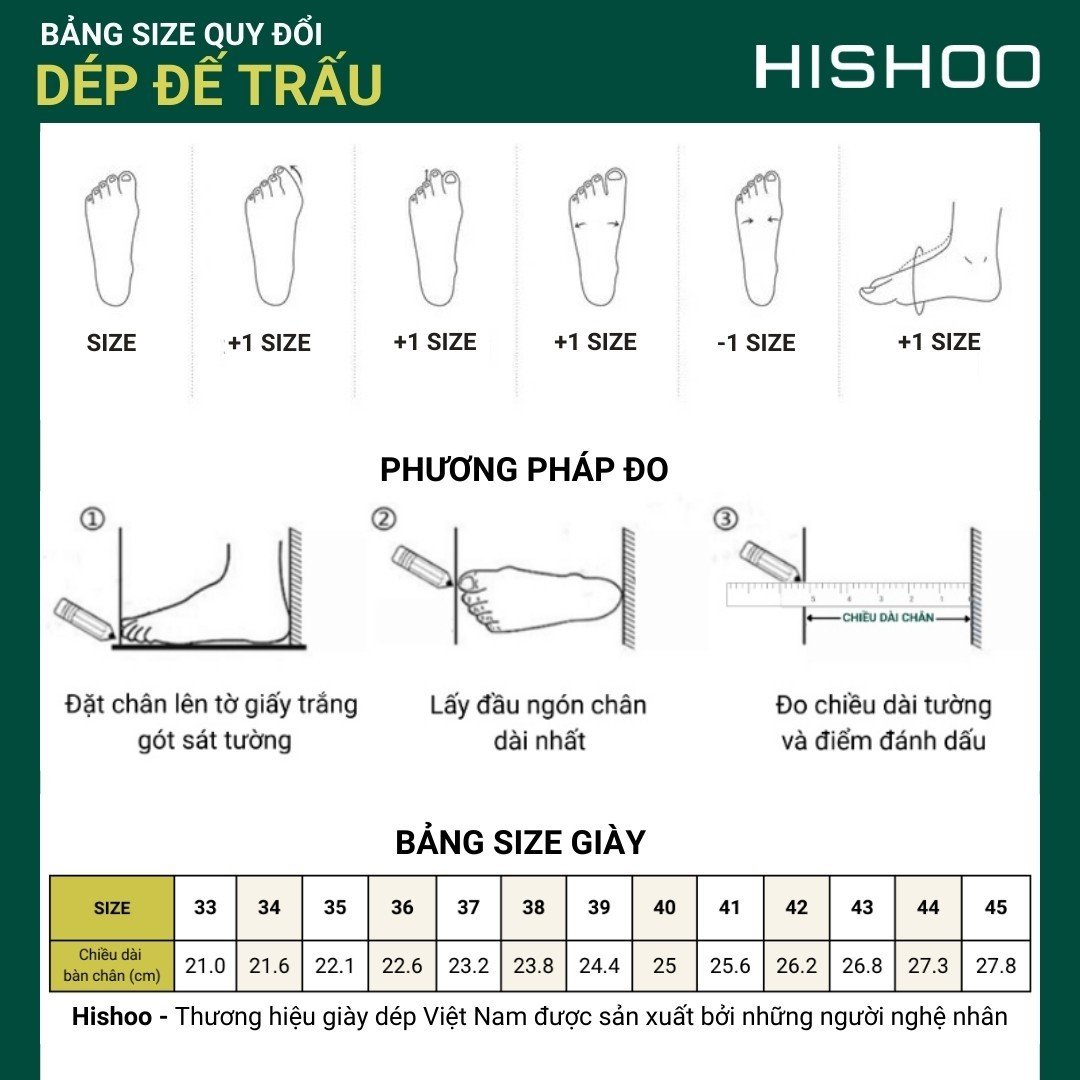 Dép đế trấu Hishoo S096 2 quai chéo