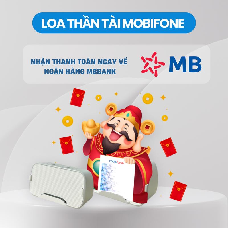 Mô tả Loa ngân hàng MB Bank - Loa thông báo chuyển khoản - Loa thần tài MobiFone - Hàng chính hãng - 1