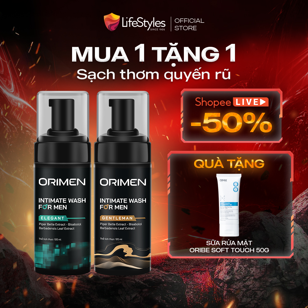 Mô tả Bọt vệ sinh nam sữa tắm gội toàn thân cho nam giới 3in1 Orimen lưu hương quyến rũ mạnh mẽ - 1