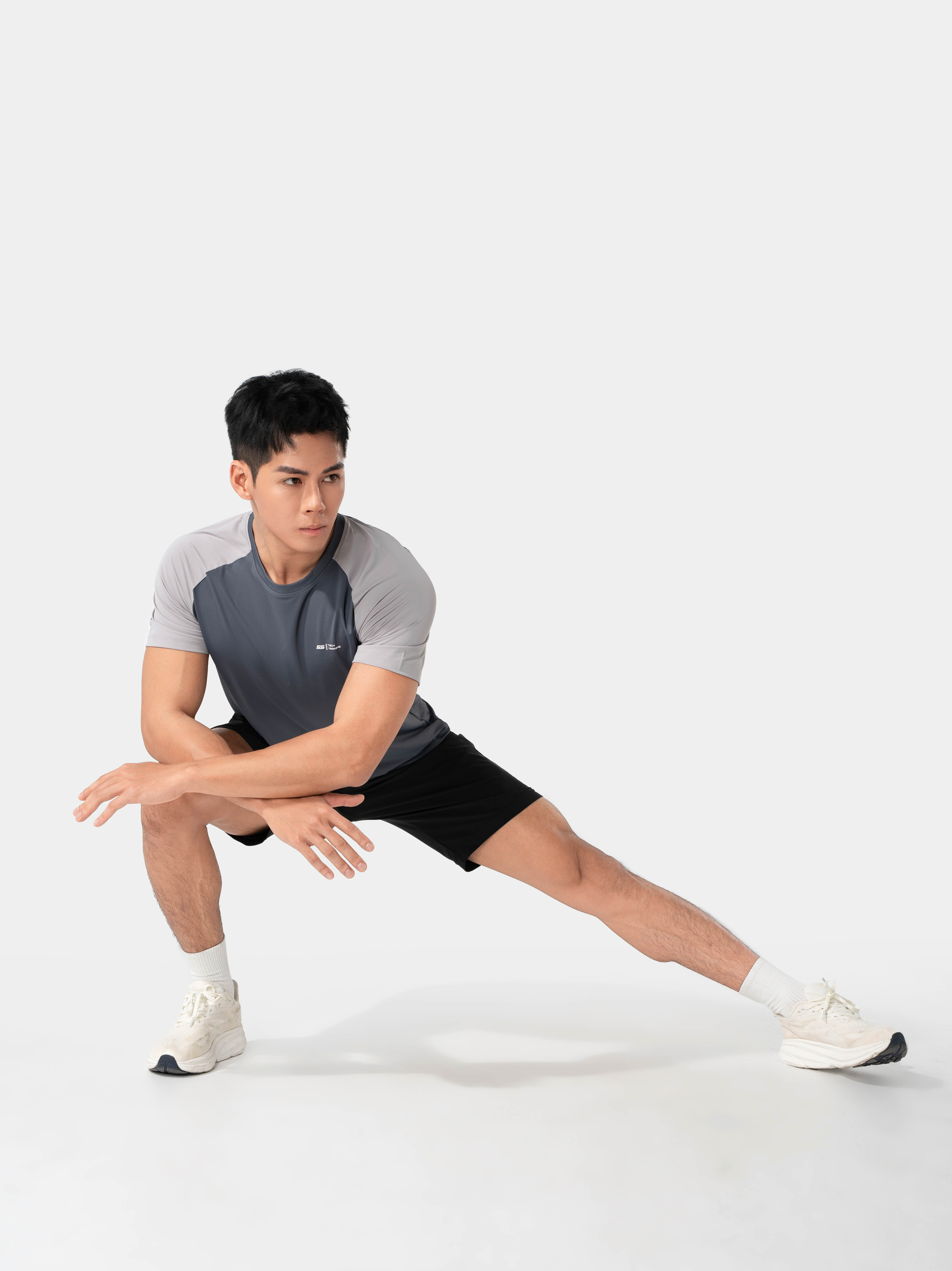 Mô tả Bộ Quần Áo Thể Thao Nam 5S FASHION Tay Raglan Thiết Kế Khỏe Khoắn (ATS24047-QST25021) - 8