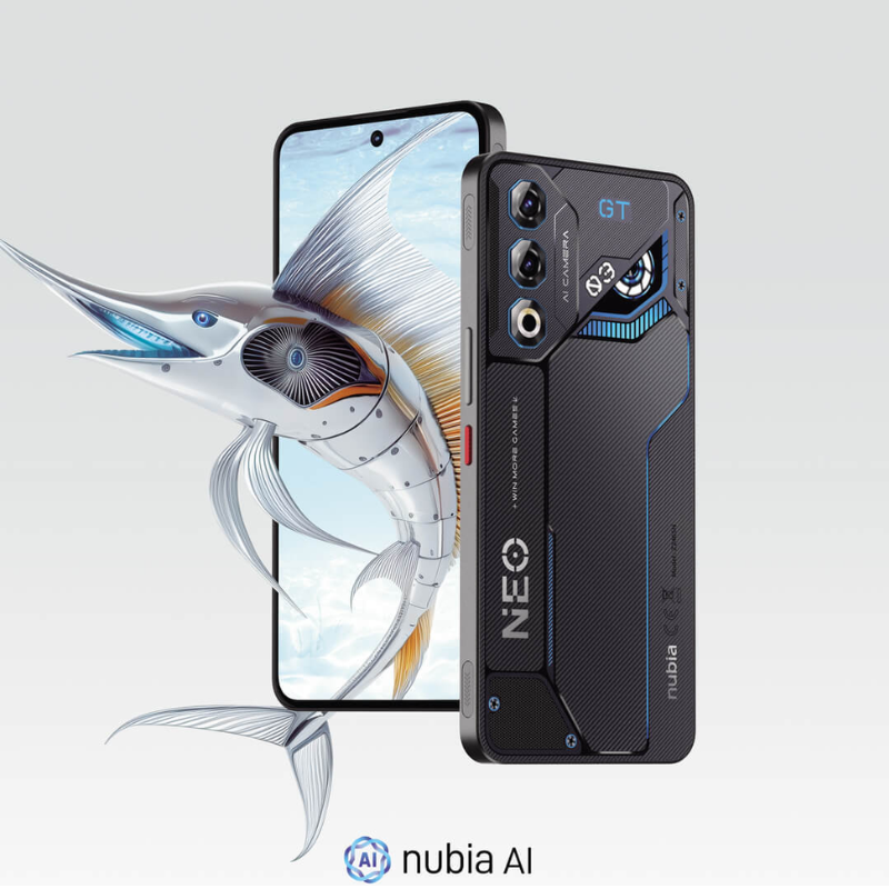 Mô tả Điện thoại Gaming Nubia Neo 3 GT 5G 24(12+12)GB I 256GB I màn hình OLED 1300 I Pin 6000mAh 80W - 1