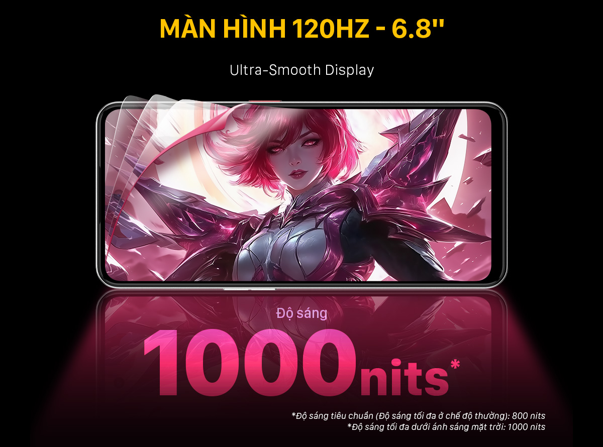 Mô tả Điện thoại Gaming Nubia Neo 3 5G 20(8+12)GB I 256GB I 6.8" 120hz I Chip T8300 I Pin 6000mAh - 4