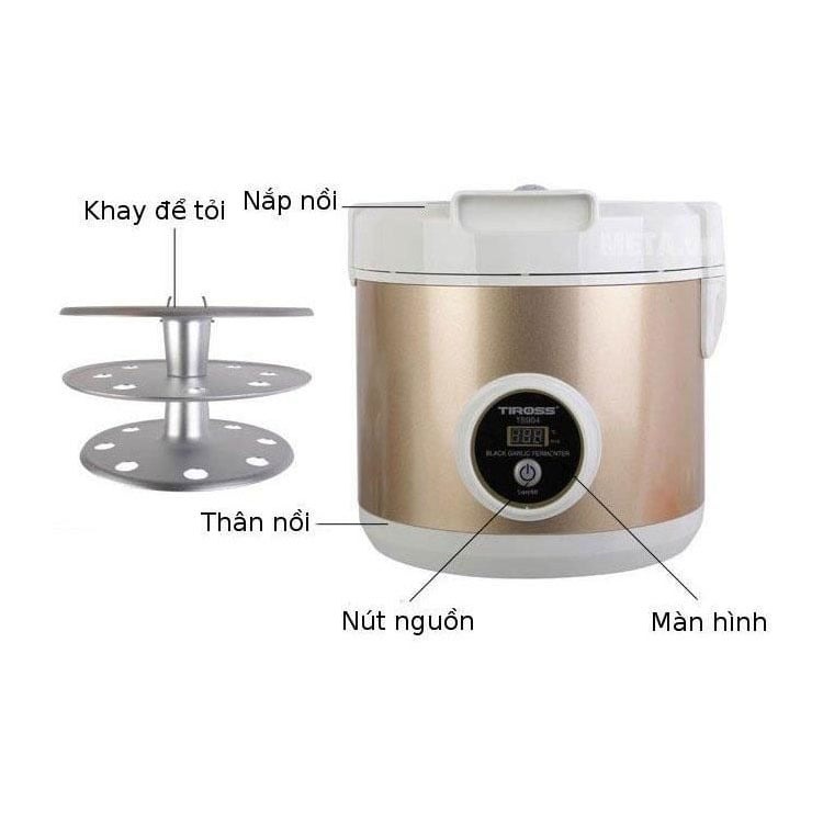Mô tả Máy Làm Tỏi Đen Tiross TS908  / TS906 / TS904 - Hàng chính hãng - 3