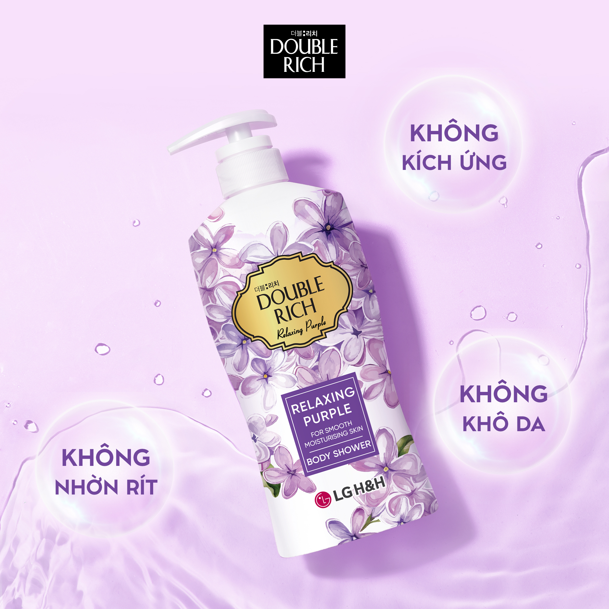 Mô tả Sữa tắm Double Rich Hương hoa chiết xuất từ thiên nhiên 800ml - 12