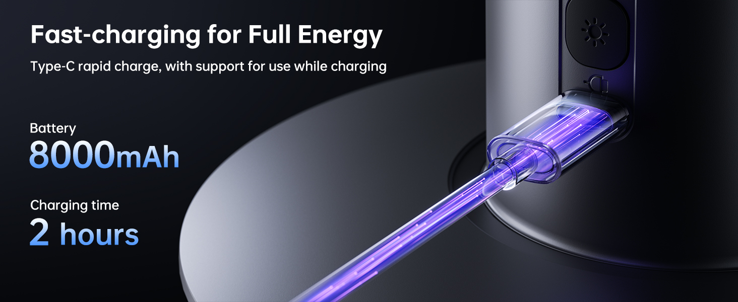 Mô tả Quạt để bàn cao cấp Jisulife Pro3 | Pin 10000mAh | Sử dụng tới 9 giờ | Màn hình LED hiển thị năng lượng gió |BH 12 tháng - 5