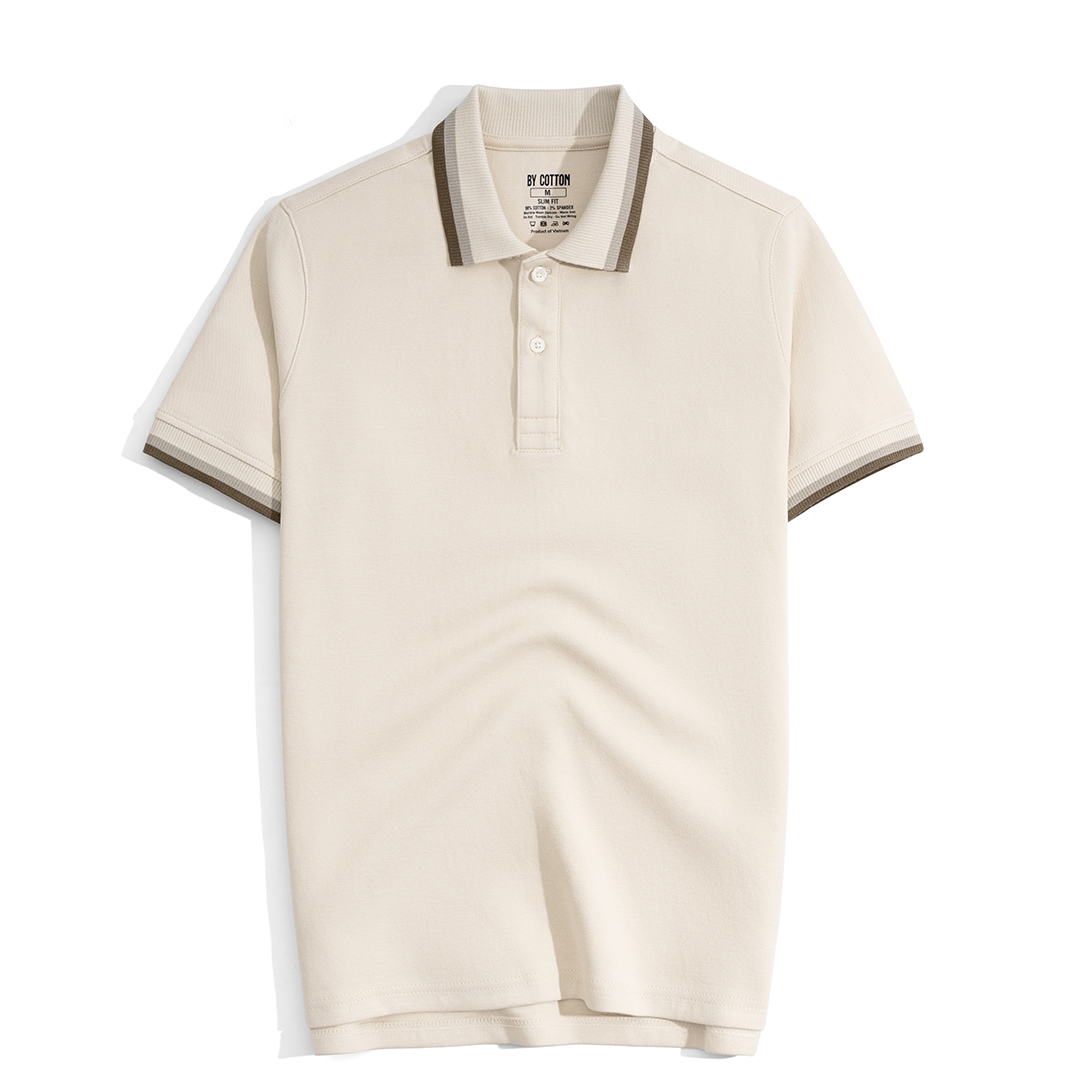Mô tả Áo Thun Polo Nam By Cotton Cao Cấp Polo 2Layer 3 Màu - Viền Bo - 7