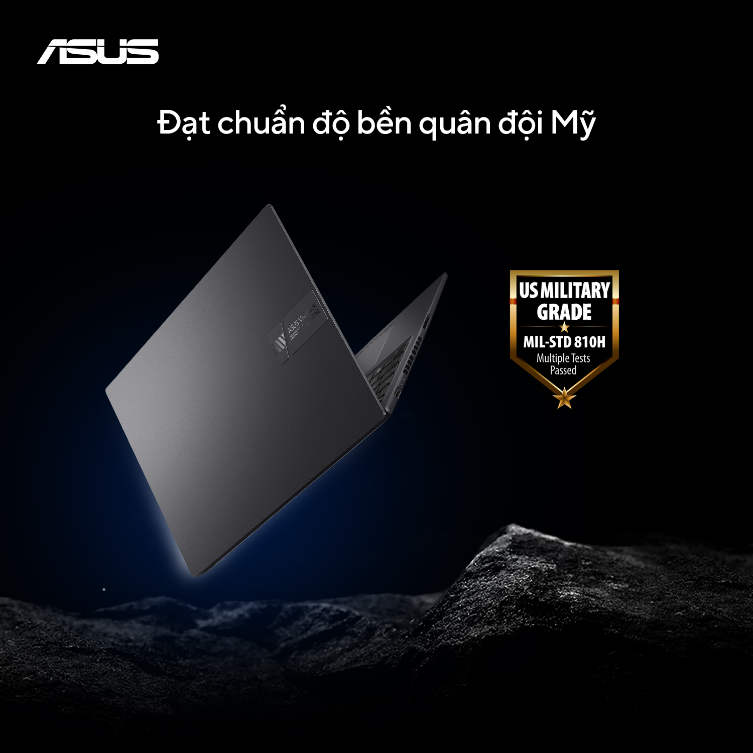 Thiết kế mỏng nhẹ, bền bỉ của ASUS Vivobook Gaming K3605ZC