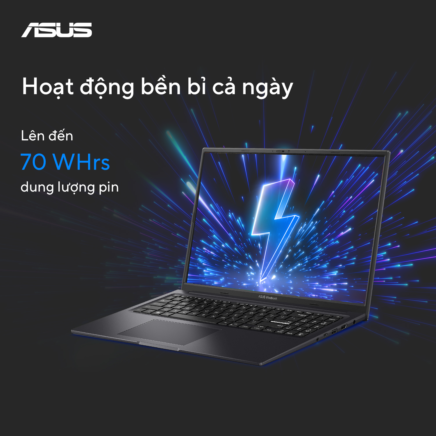 Pin và sạc nhanh ASUS Vivobook Gaming K3605ZU