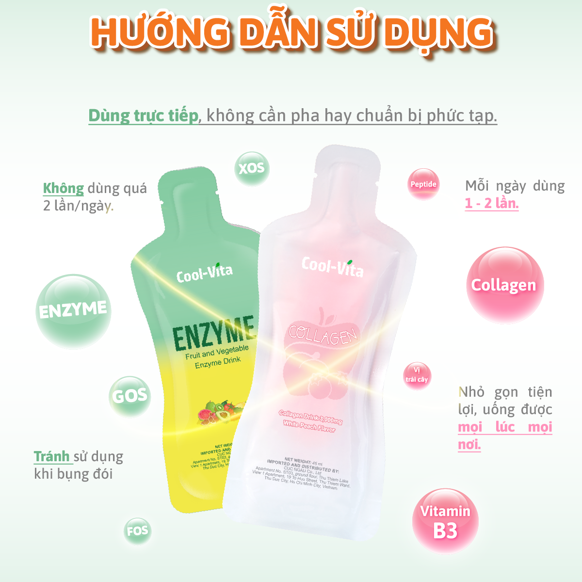 Nước Uống Enzyme Coolvita