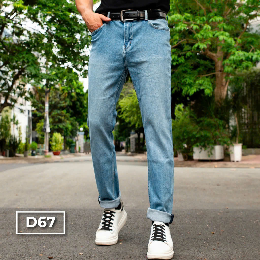 Mô tả D65 -D67 Quần Jeans Dài Xanh HunterXrays Nam Menswear Có Túi - 2