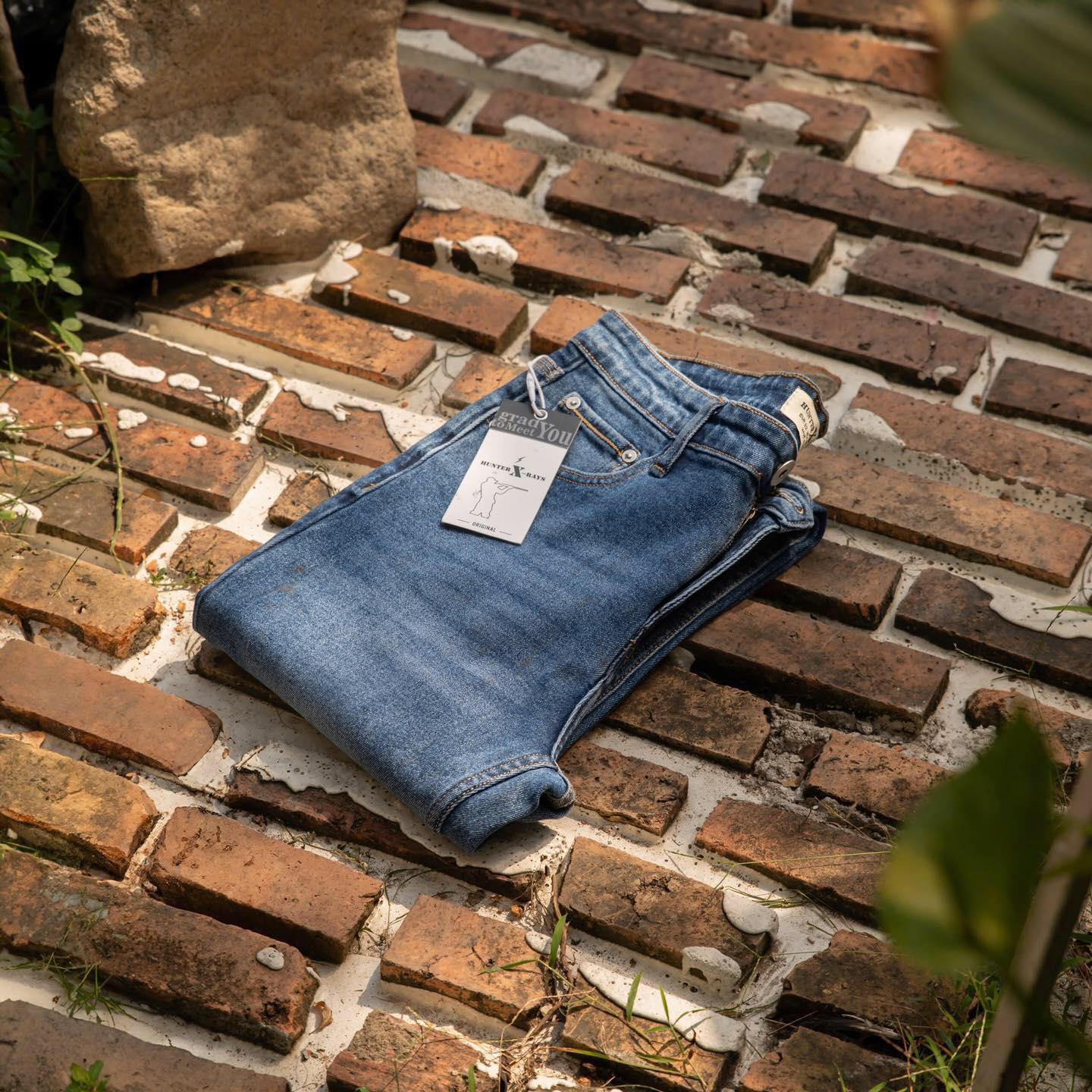 Mô tả D60 Quần Jeans Dài Justmen Form Slim Fit Gam Màu Xanh Đậm Phong Cách Quần Áo Nam - 2