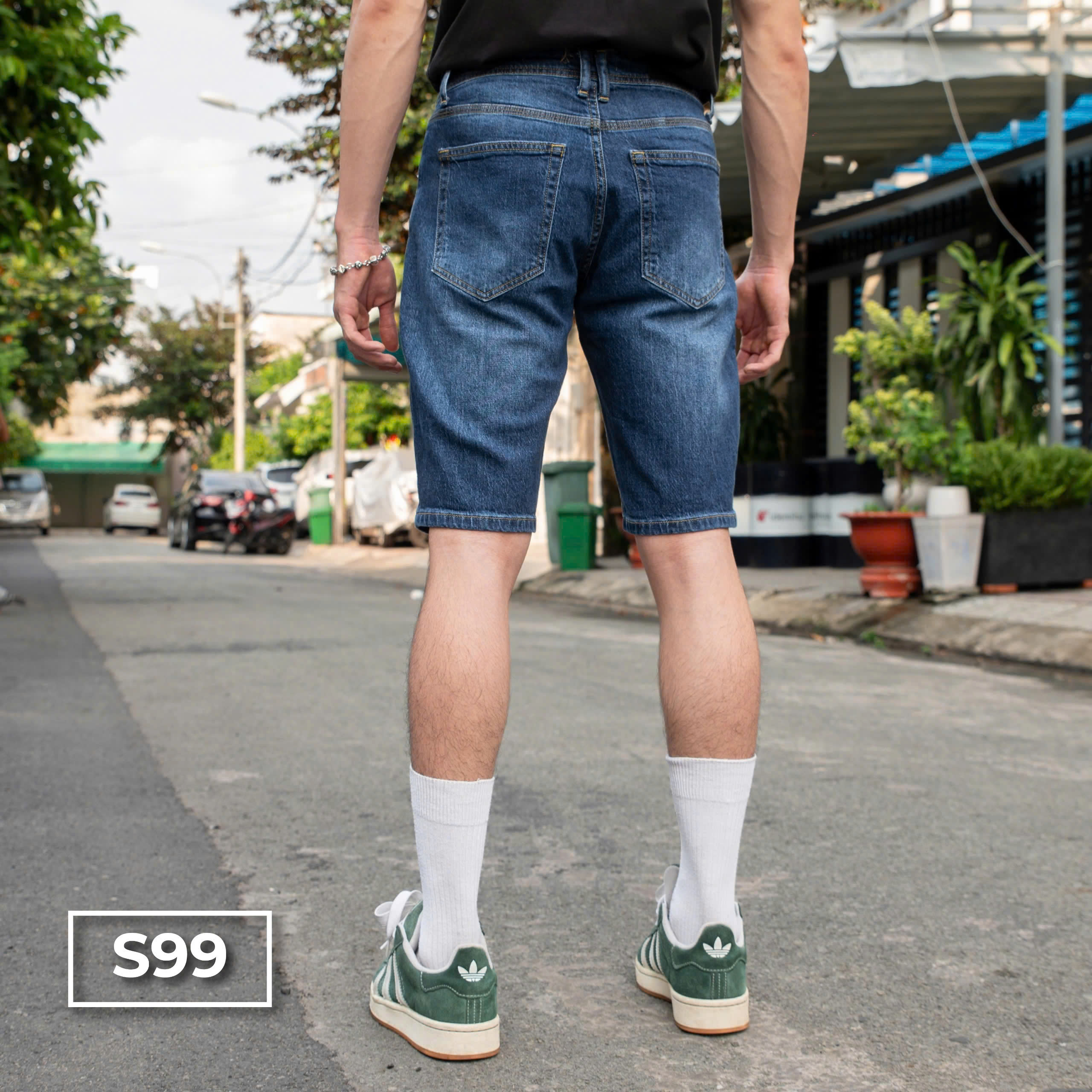 Mô tả Quần Short Jean Thun Nam Thời Trang Just Men S99 - 5