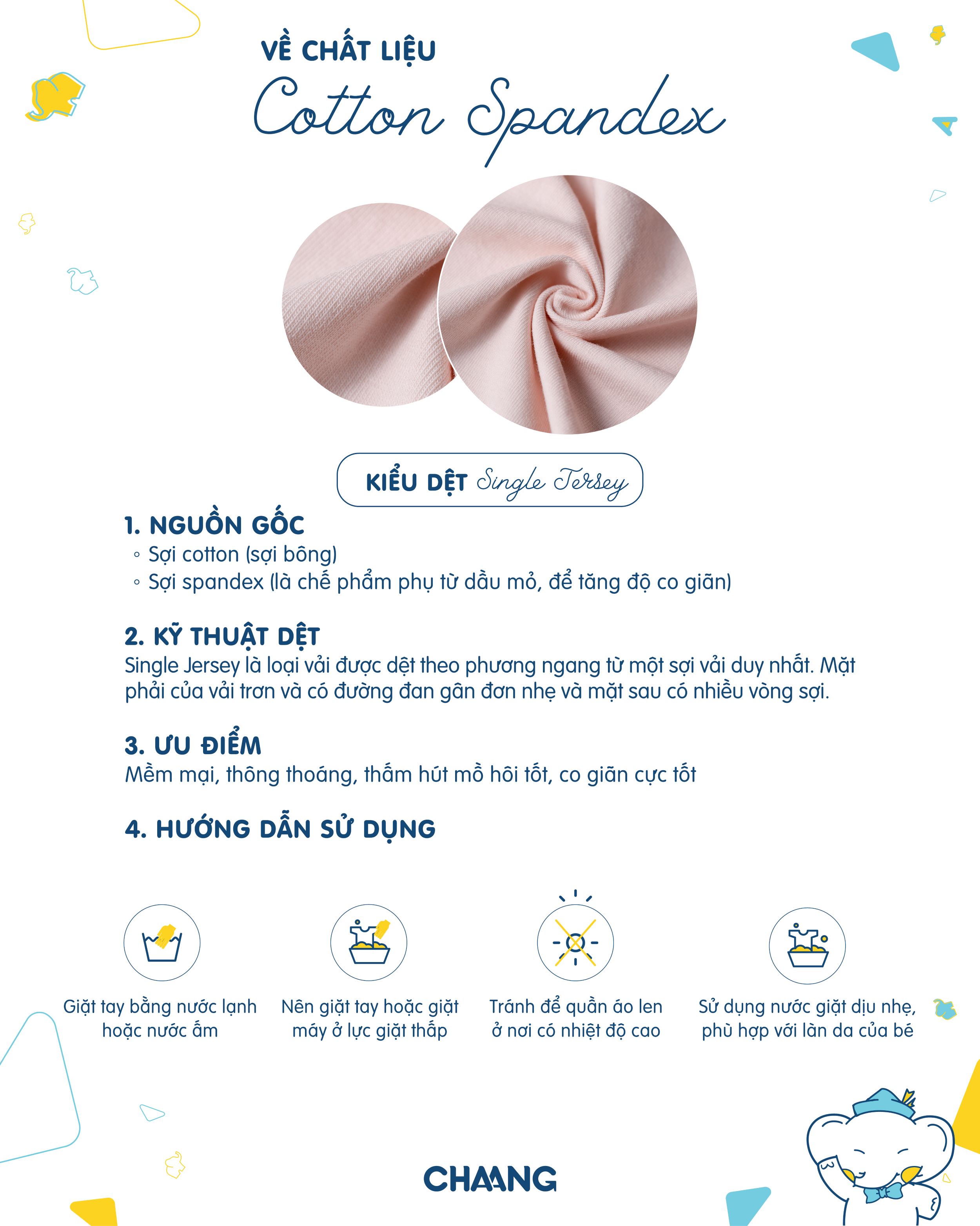 Mô tả Bộ quần áo lửng cúc vai dáng Nature cho bé trai - 3